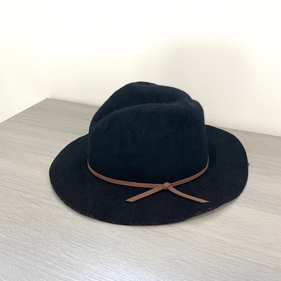 Brixton Black Valley Fedora 100% Felt Wool Hat